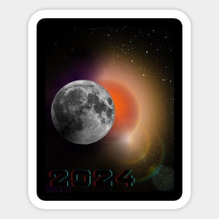 Solar Eclipse 2024 Sticker